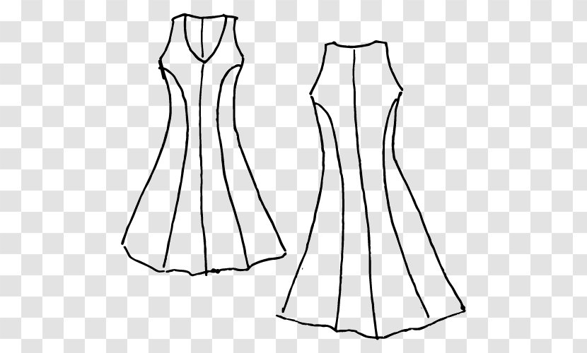 Dress Sewing Burda Style Sleeve Pattern - Artwork Transparent PNG
