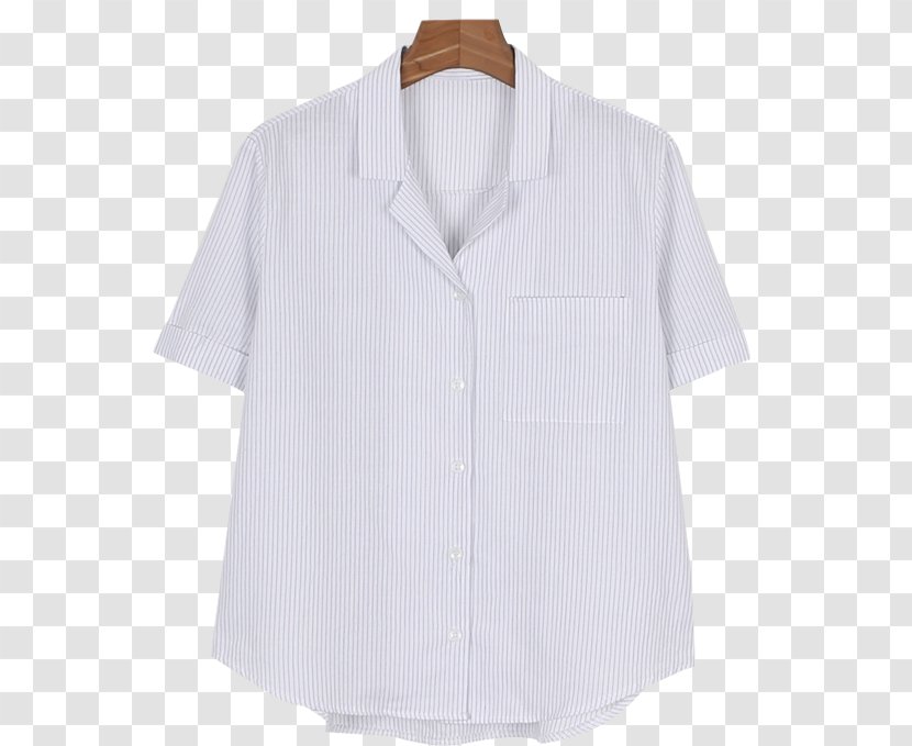 Blouse Dress Shirt Collar Sleeve Button Transparent PNG