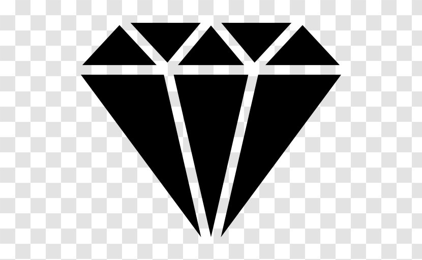 Diamond Tattoo Gemstone - Monochrome Photography Transparent PNG