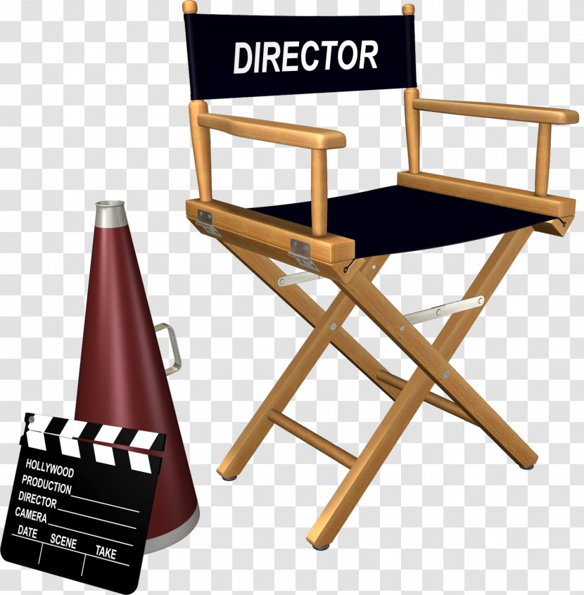 Film Director Director's Chair Clip Art - Filmmaking - Chairs Clipart Transparent PNG