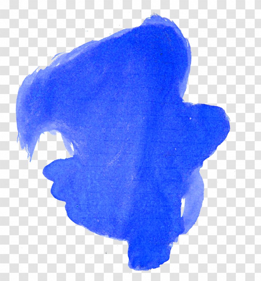 Paint Brushes Watercolor Painting Blue - Color - Eid Mubarak Element Happy Transparent PNG