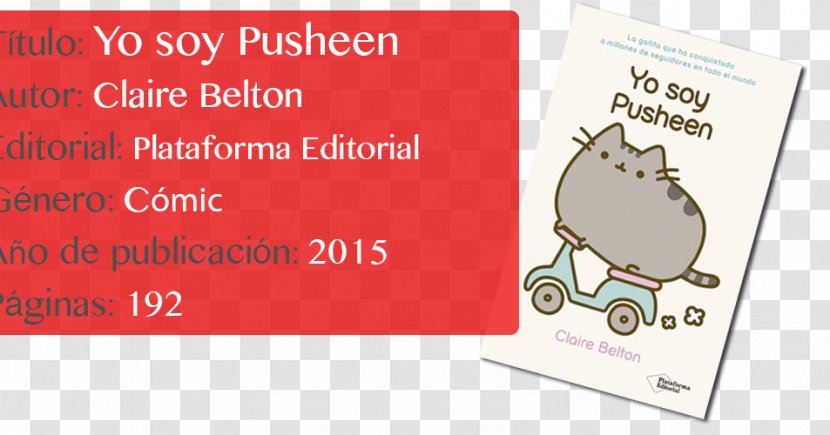 I Am Pusheen The Cat Font Claire Belton Transparent PNG