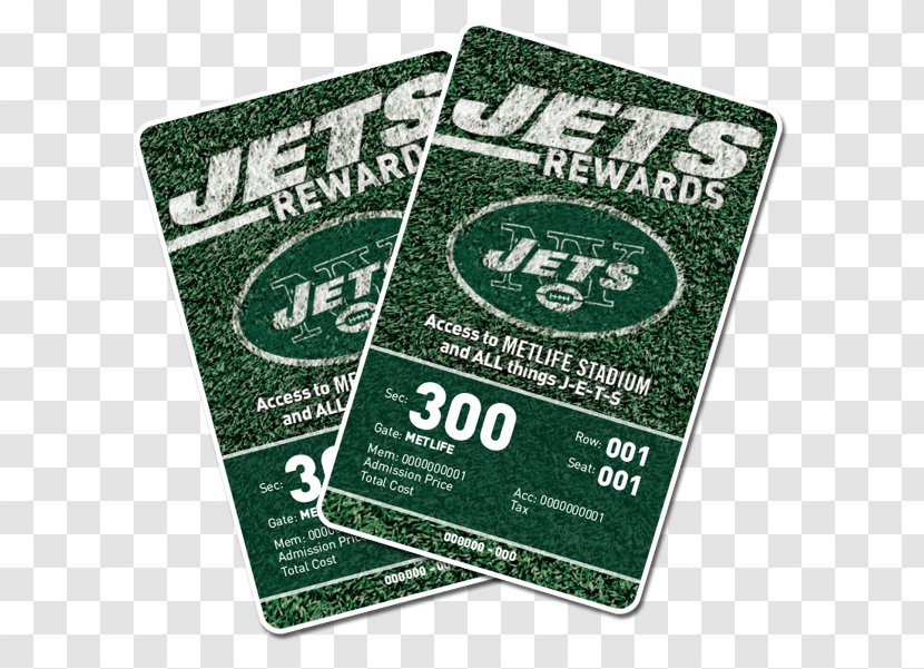 New York Jets Super Bowl III Ticket Exchange Jersey - Loyalty Program Transparent PNG