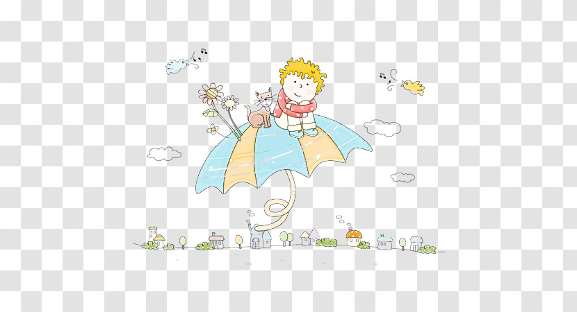 Cartoon Fairy / M Flower Tree Pattern Transparent PNG