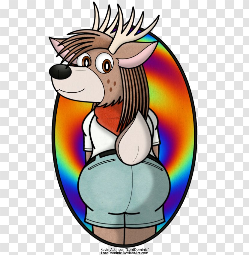 Vertebrate Illustration Cartoon Horse Deer - Deviantart - Fodder Transparent PNG