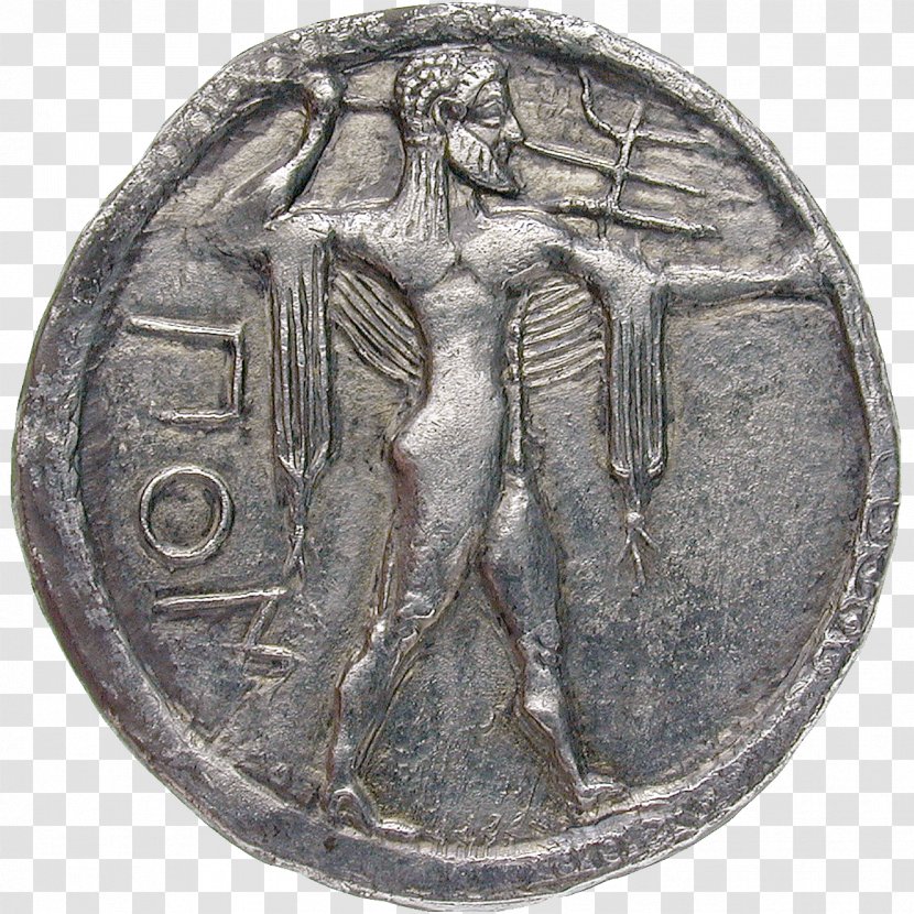 Coin Sybaris Roman Republic Ancient History Greece - Sestertius Transparent PNG