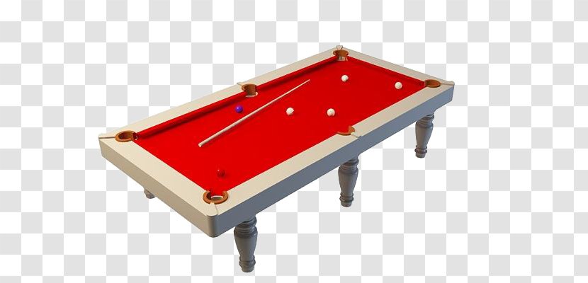 Billiard Table English Billiards - Red Desktop Transparent Material Transparent PNG