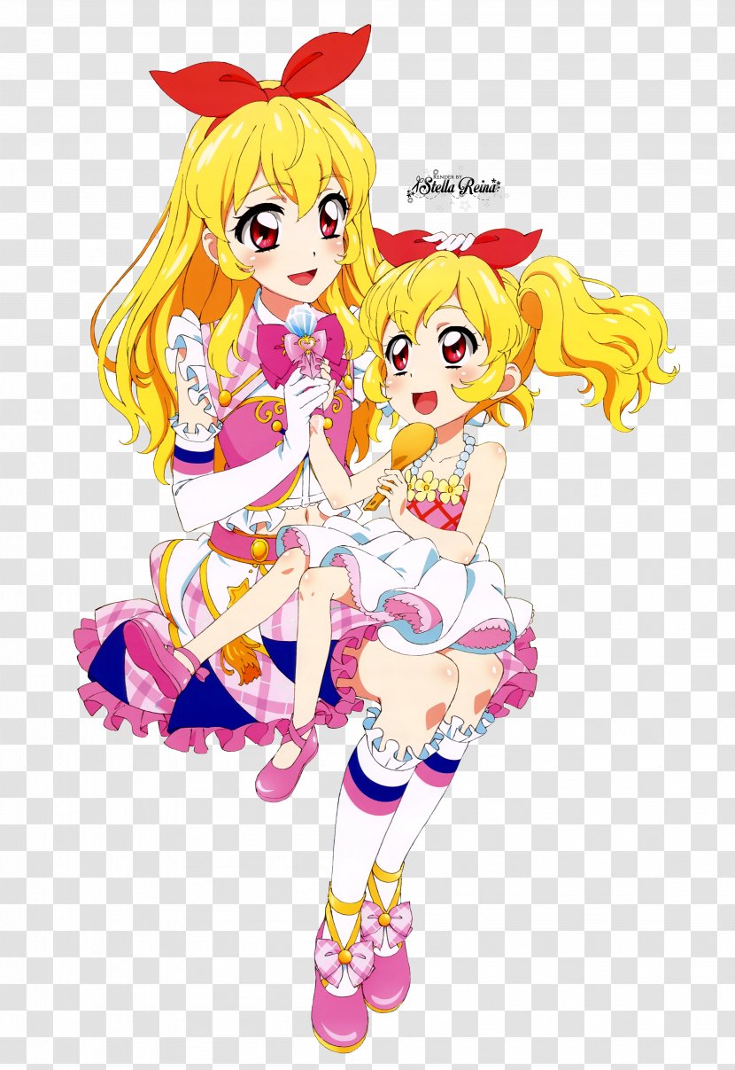 Aikatsu! Ichigo Hoshimiya Kurosaki Ran Shibuki - Cartoon Transparent PNG