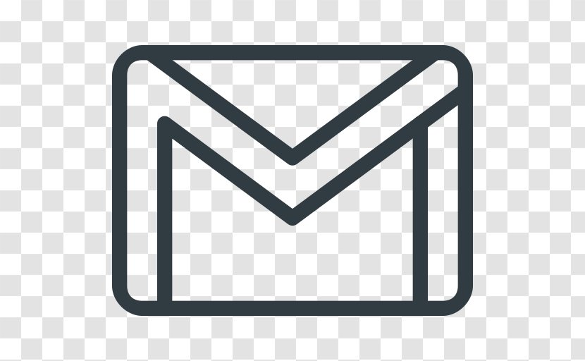 Gmail Email Yahoo! Mail Bounce Address - Black And White Transparent PNG