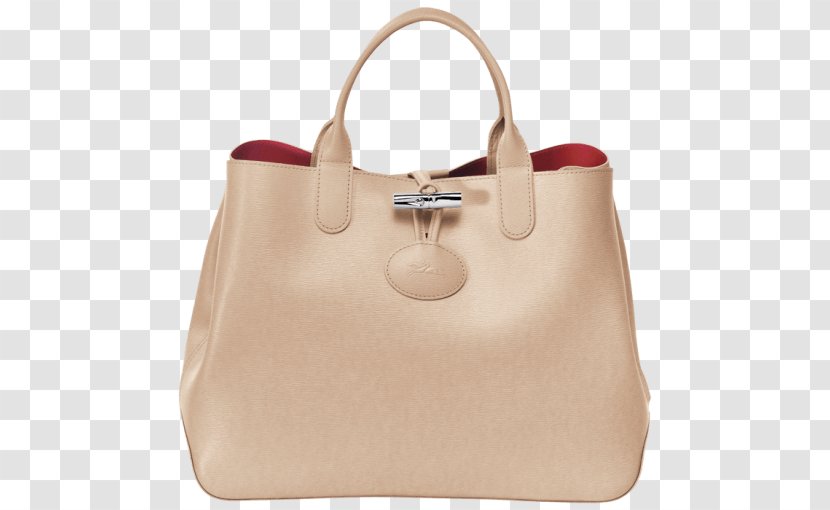 Tote Bag Leather Longchamp Handbag - Brown Transparent PNG