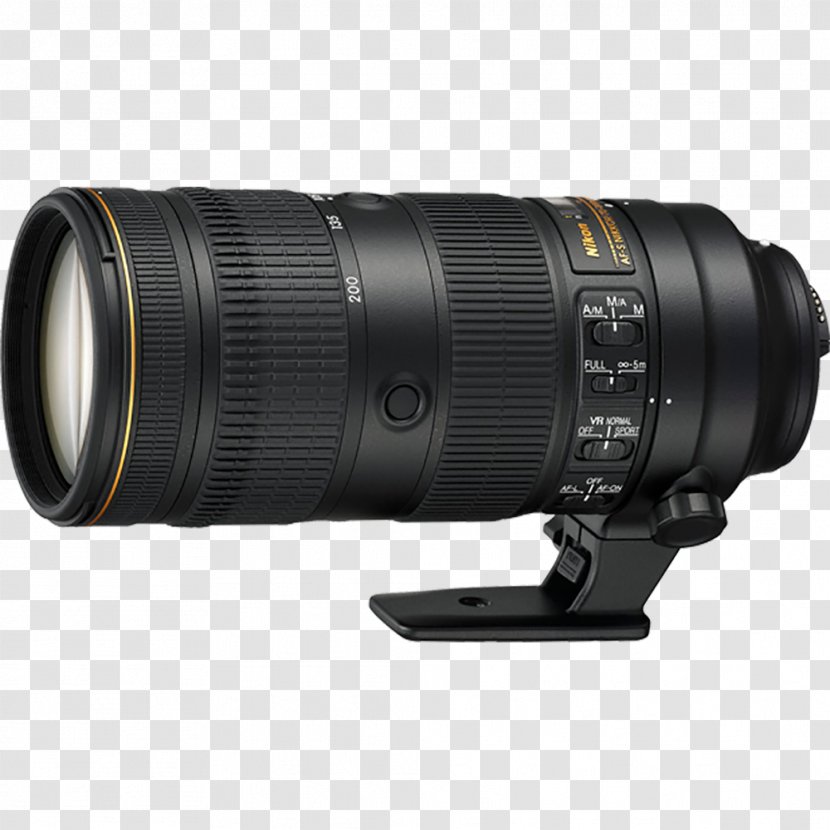 Canon EF 70u2013200mm Lens Nikon AF-S VR Zoom-Nikkor 70-200mm F/2.8G ED-IF DX Nikkor 35mm F/1.8G - Reflex Camera - Lens,Take The Camera,equipment,camera Transparent PNG