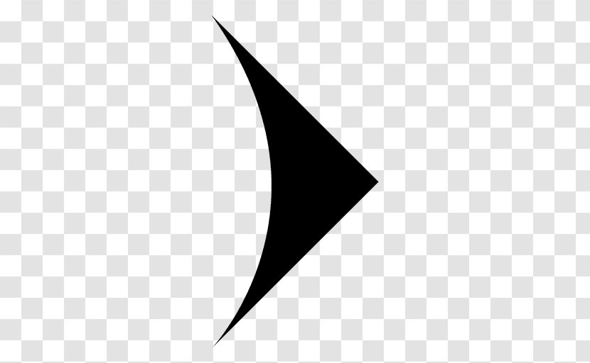 Black Guide Arrows - Symmetry - Crescent Transparent PNG