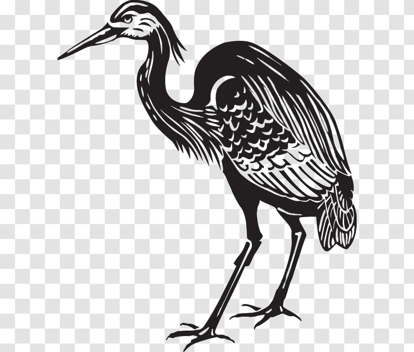 Great Blue Heron Crane Bird Clip Art Transparent PNG