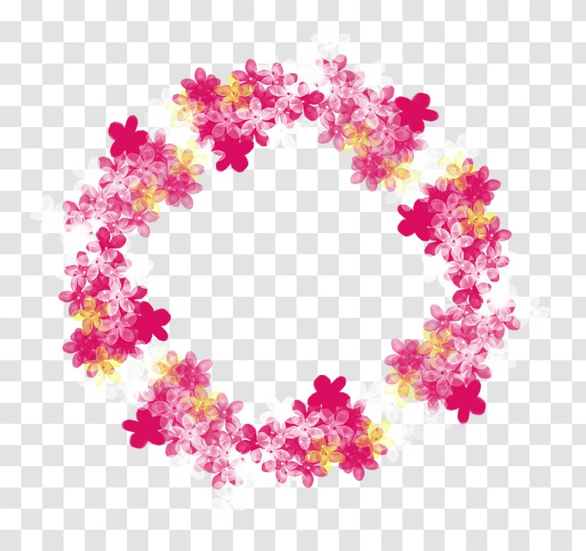 Flower Wreath Floral Design - Drawing Transparent PNG