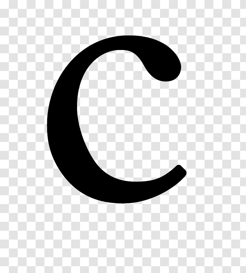 Crescent Circle Symbol - Letter Transparent PNG