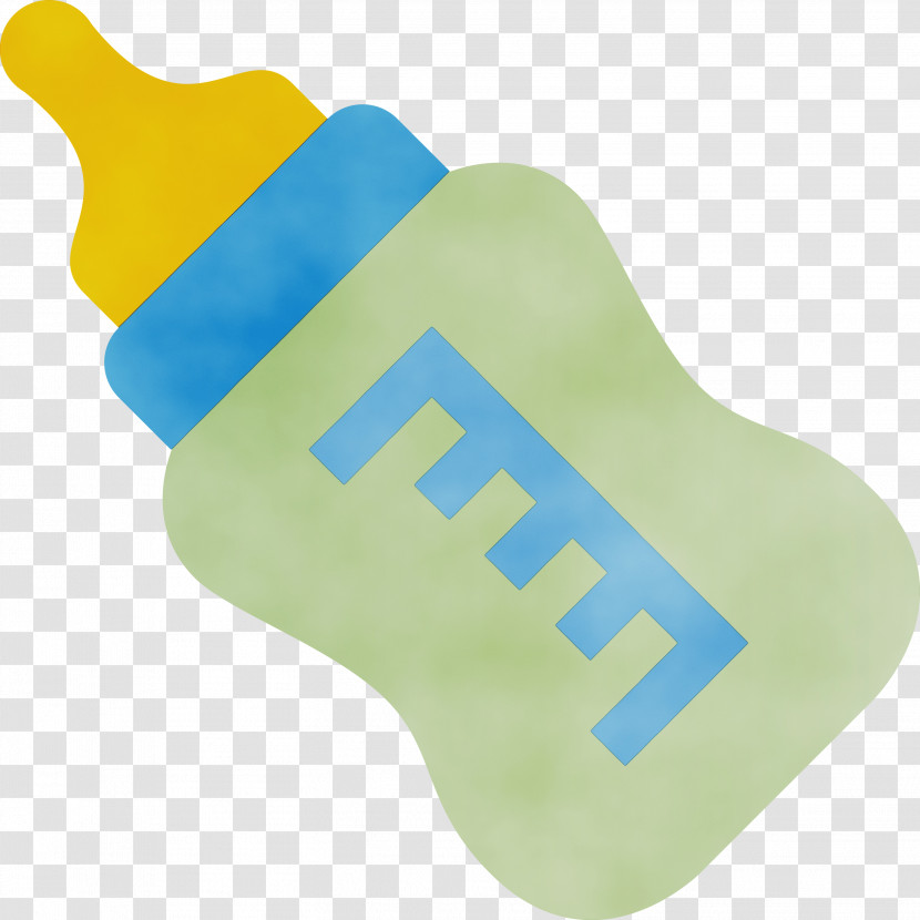 Blue Turquoise Yellow Baby Products Transparent PNG