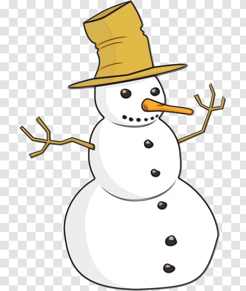 Snowman - Fictional Character - Costume Hat Transparent PNG