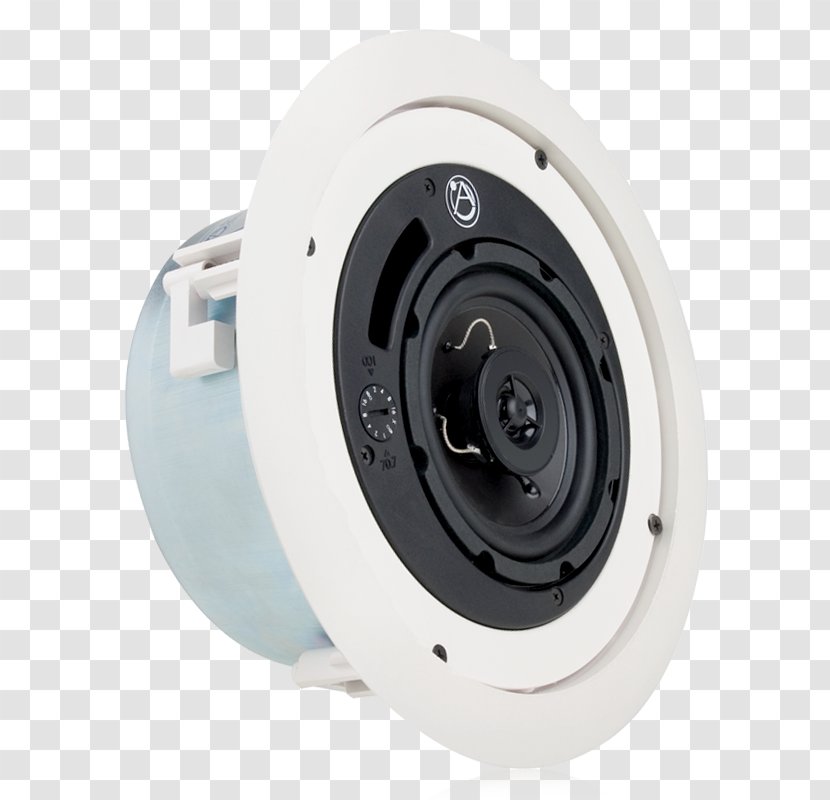 Coaxial Loudspeaker Atlas Sound FAP42T-B Audio Transformer - Public Address Systems - Knockdown Texture Transparent PNG