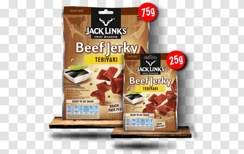Jack Link's Beef Jerky Teriyaki - Tongue Transparent PNG