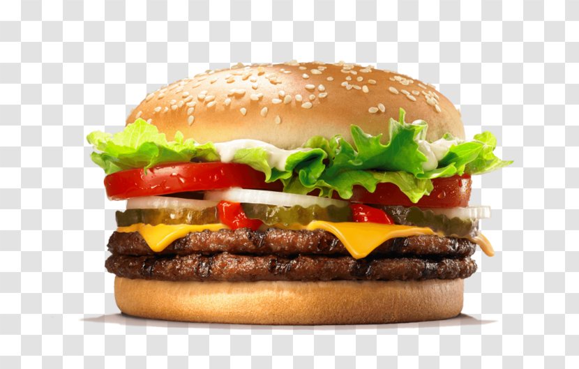 Whopper Hamburger Cheeseburger Burger King Grilled Chicken Sandwiches Chile Con Queso - Salmon Transparent PNG