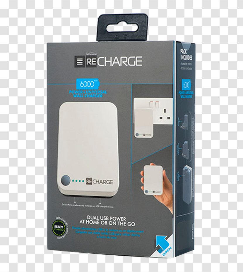 Battery Charger AC Adapter Baterie Externă Electric Pack - Electronics Accessory - Game Recharge Card Transparent PNG