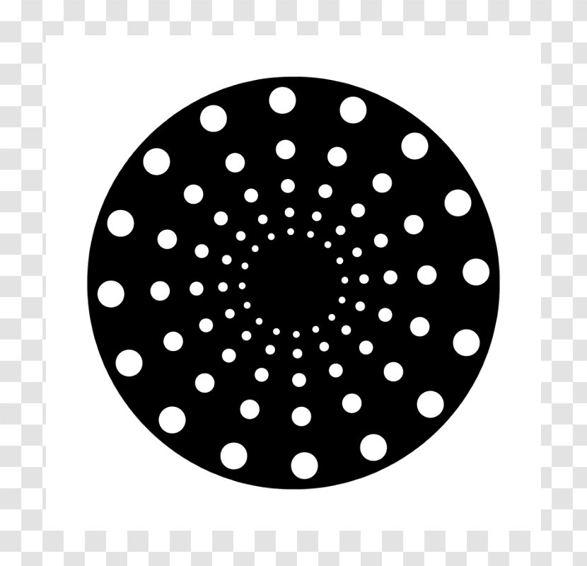 Marquee Theatre Clip Art - Polka Dot - Black And White Transparent PNG