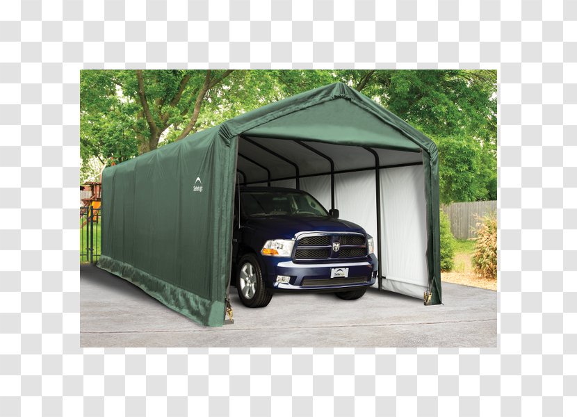 Carport Garage ShelterLogic ShelterTube Storage Shelter - Car - Snap Fastener Transparent PNG