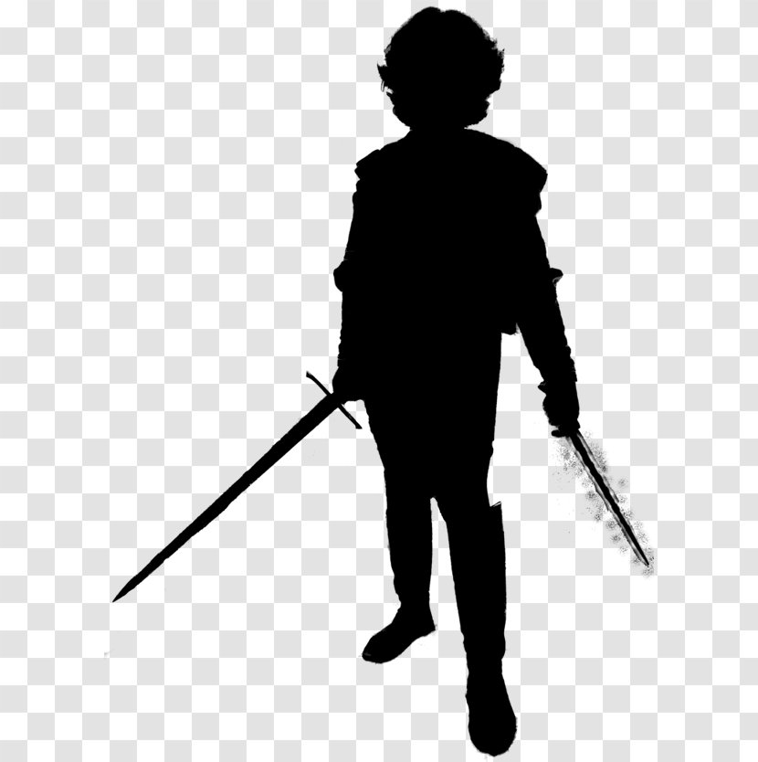 Silhouette Game Sorcerer Stencil - Fighter Transparent PNG