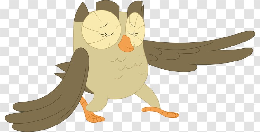 Owl Beak Animated Cartoon - Vertebrate Transparent PNG