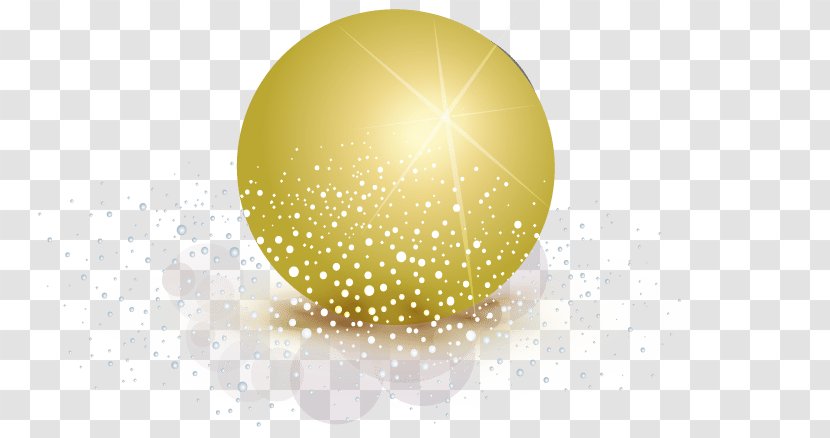 Easter Egg Sphere - Golden Ball Transparent PNG