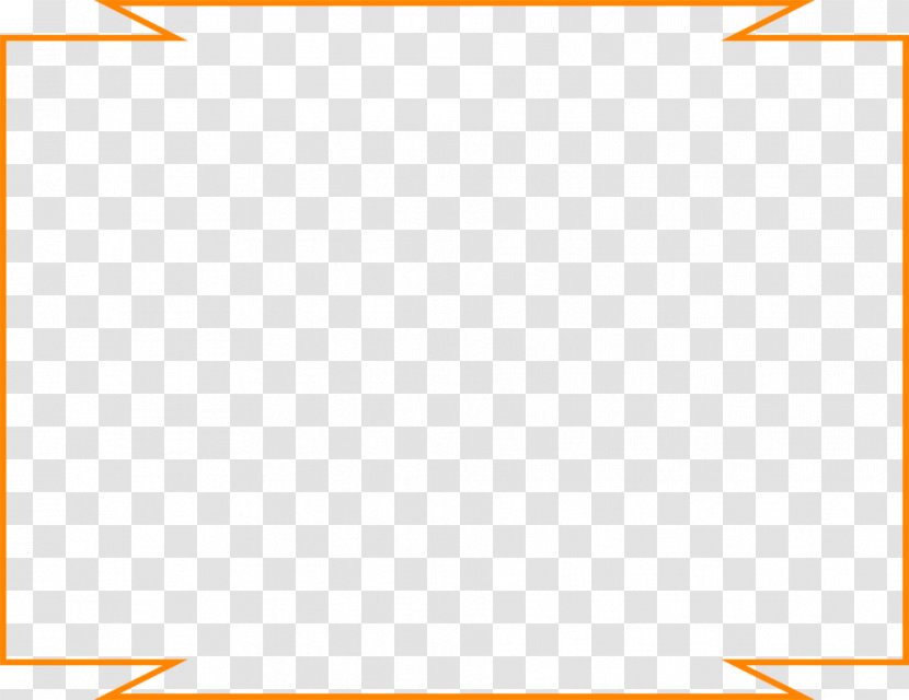 Line Angle Point Pattern - Orange Border Frame Transparent Transparent PNG