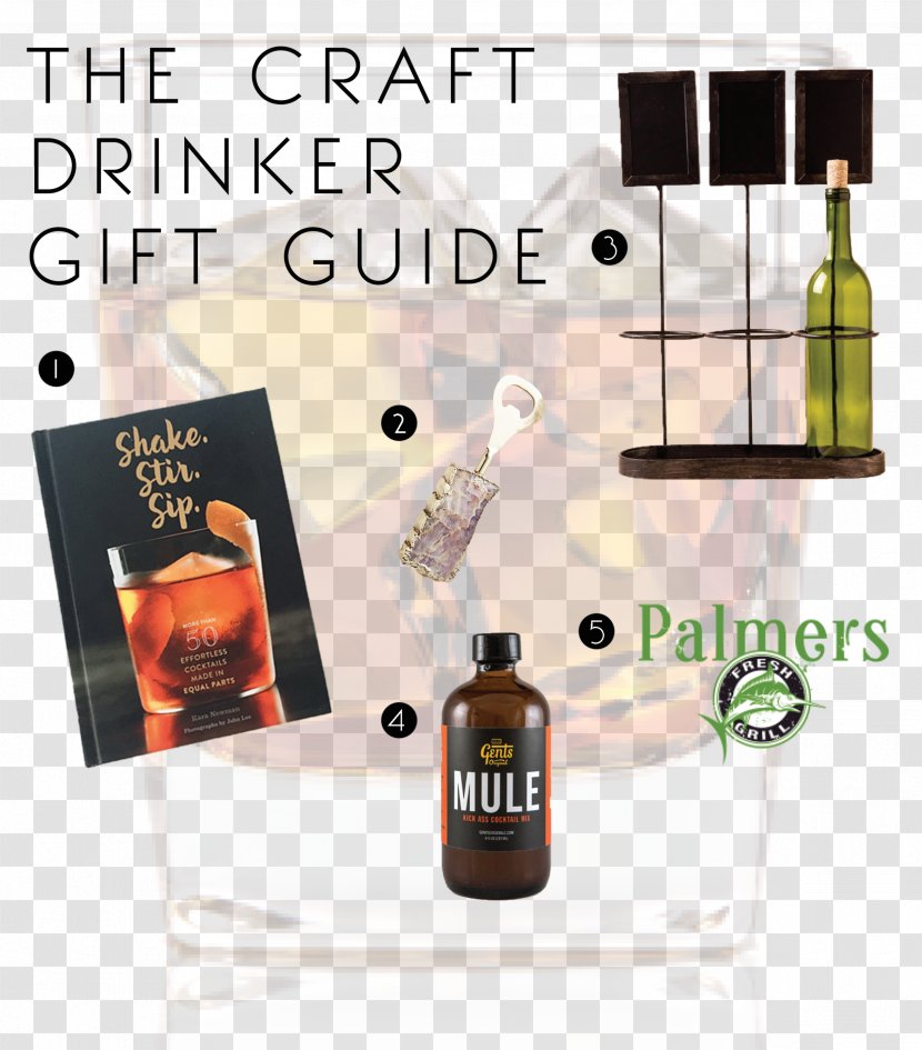 Liqueur Wine Bourbon Whiskey Gift - Pattern Transparent PNG