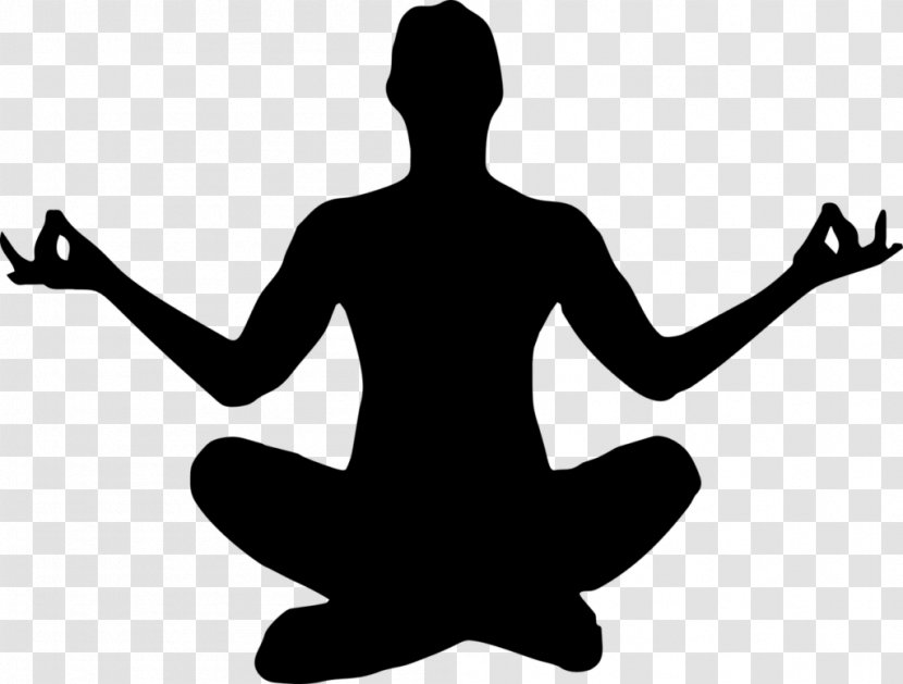 Yoga Silhouette Exercise Clip Art - Sitting Transparent PNG