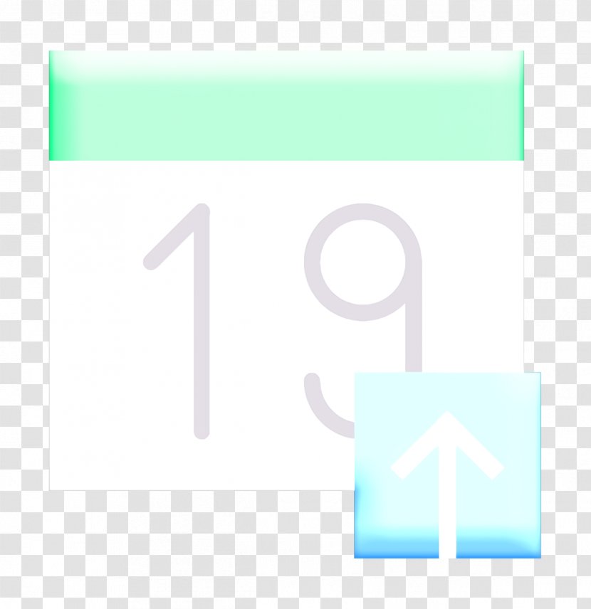 Interaction Assets Icon Calendar - Azure - Teal Transparent PNG