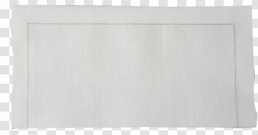 Textile Material Rectangle - White - Napkin Transparent PNG