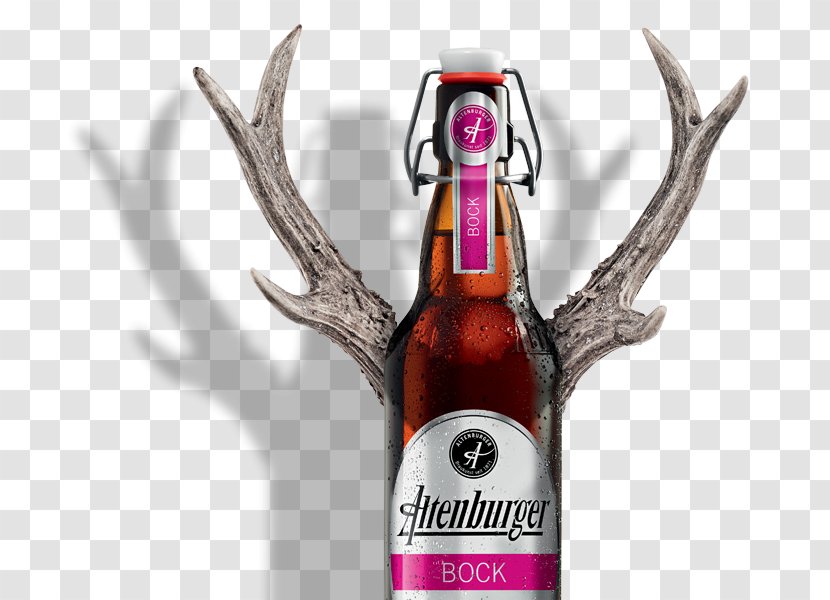 Beer Altenburger Premium Pilsner Bock - Bottle Transparent PNG