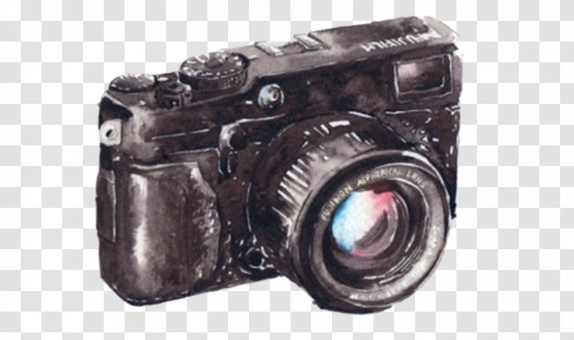 Camera Lens Illustration - Digital Cameras Transparent PNG