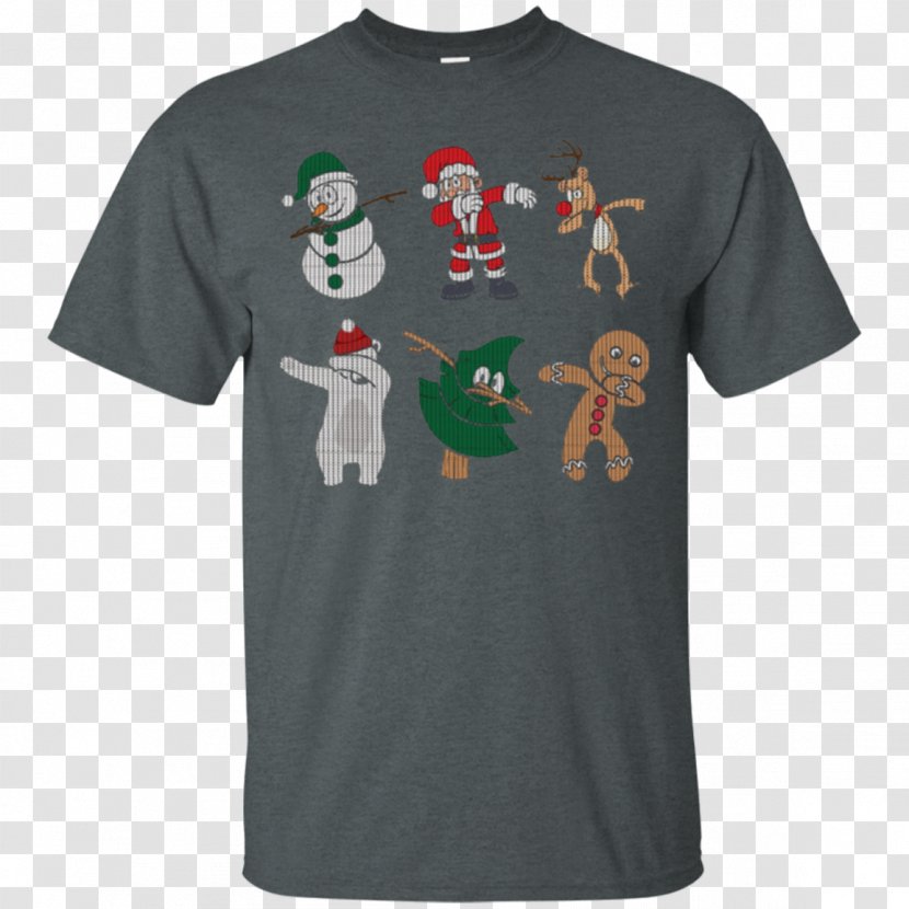 T-shirt Hoodie United States Sleeve Top - Dabbing Santa Transparent PNG