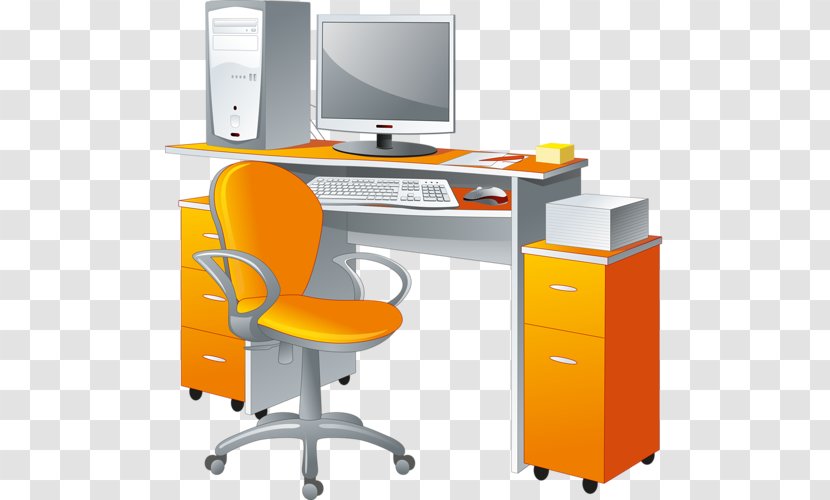 Paper Office Supplies Desk - Furniture - Computer Transparent PNG