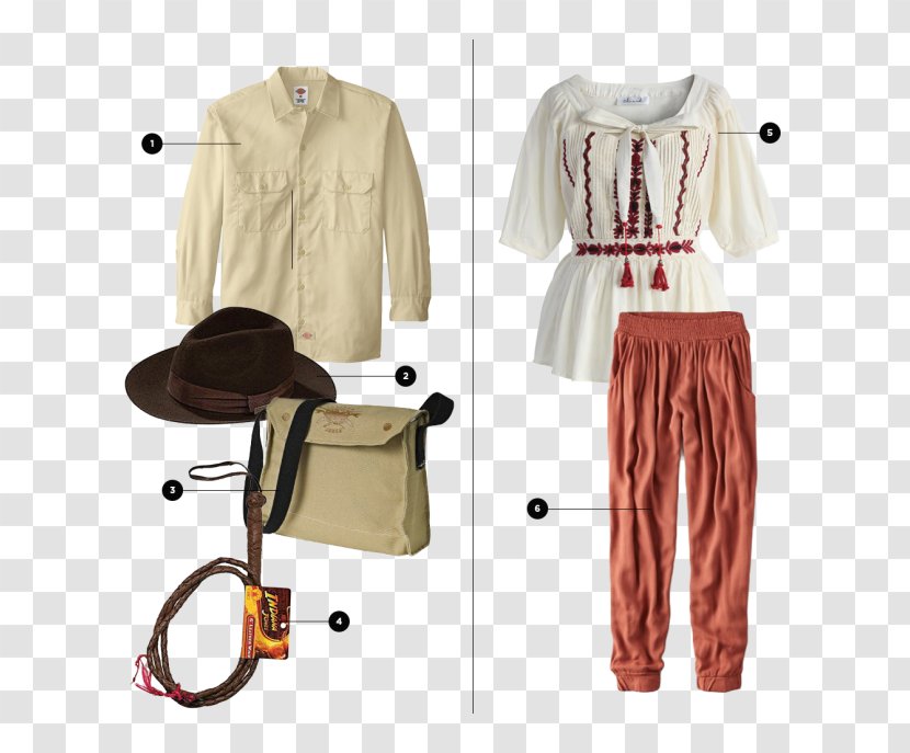 Marion Ravenwood T-shirt Indiana Jones Costume - Fashion Transparent PNG