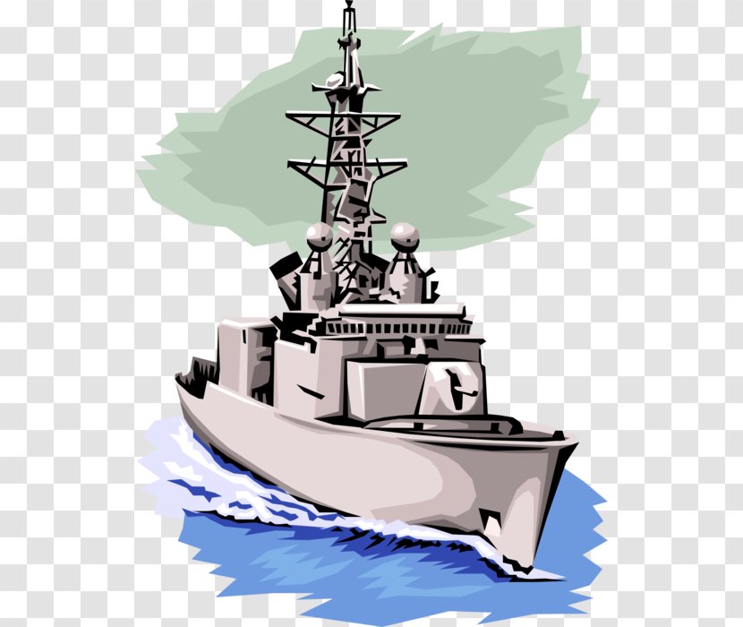 Clip Art Image Ship Illustration - Frigate - Armed Transparent PNG