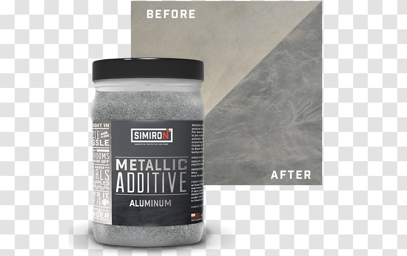 Epoxy Metal Additive Coating Paint - Aluminium Transparent PNG