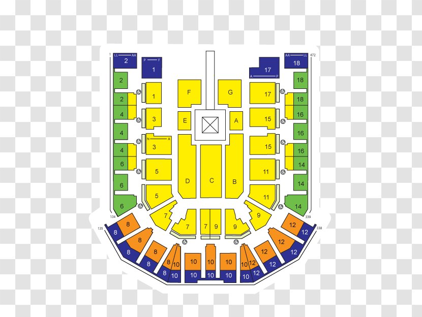 Echo Arena Liverpool Seating Plan Line Font - Rectangle Transparent PNG