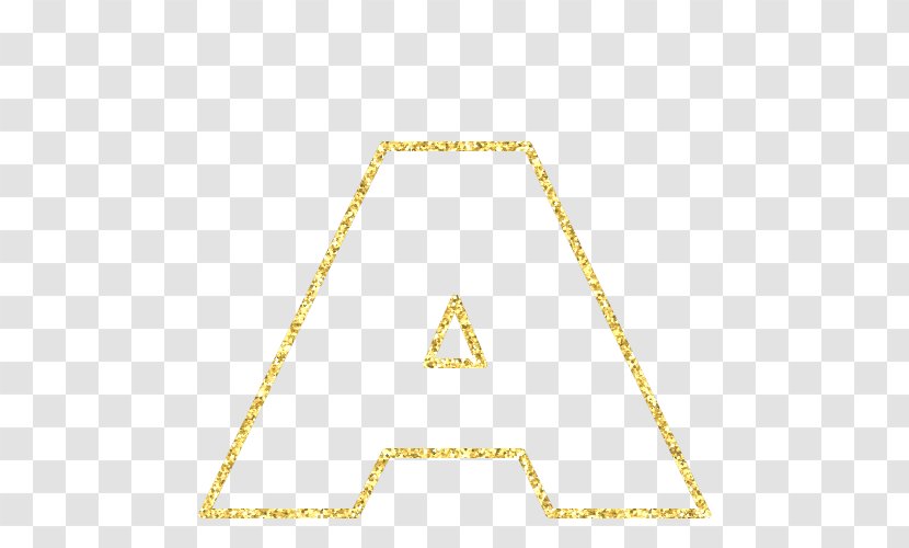 Yellow Alphabet Gold Letter Font - May Transparent PNG