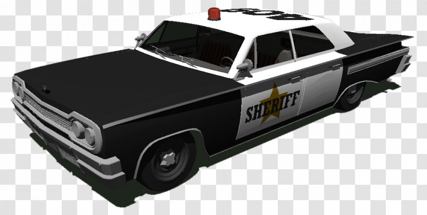 Police Car Family Mid-size Model - Watercolor - 1970 Cars Transparent PNG