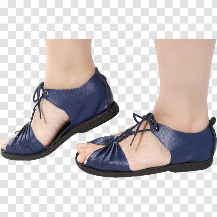 Sandal Shoe Cobalt Blue Clothing - Outdoor Transparent PNG