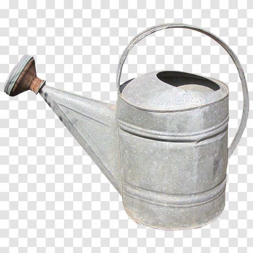 Watering Cans Galvanization Gardening Metal - Garden - Antique Transparent PNG