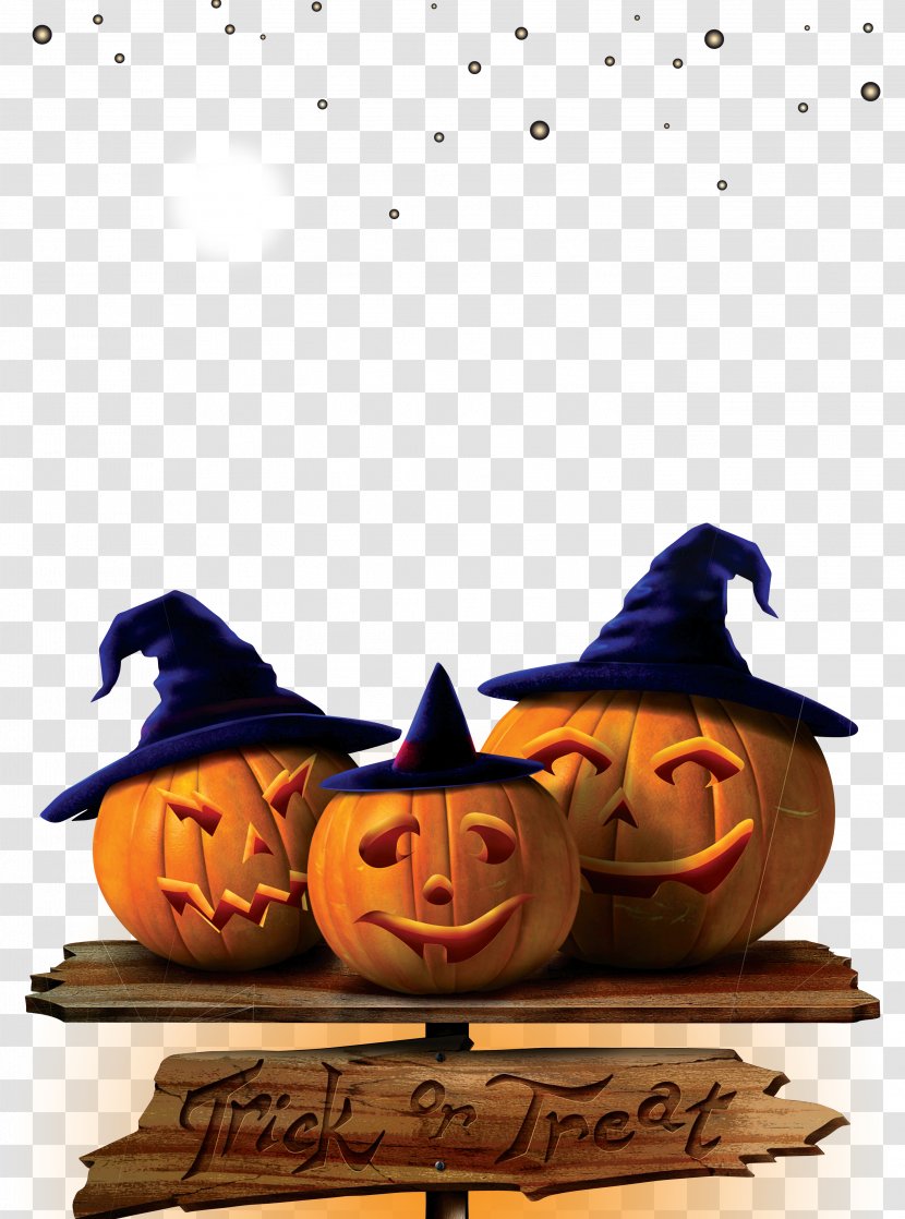 Paper Halloween Trick-or-treating Clip Art - Creative Pumpkin Stars Transparent PNG