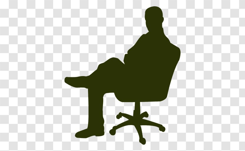 Chair Silhouette Clip Art - Furniture - Sitting Vector Transparent PNG