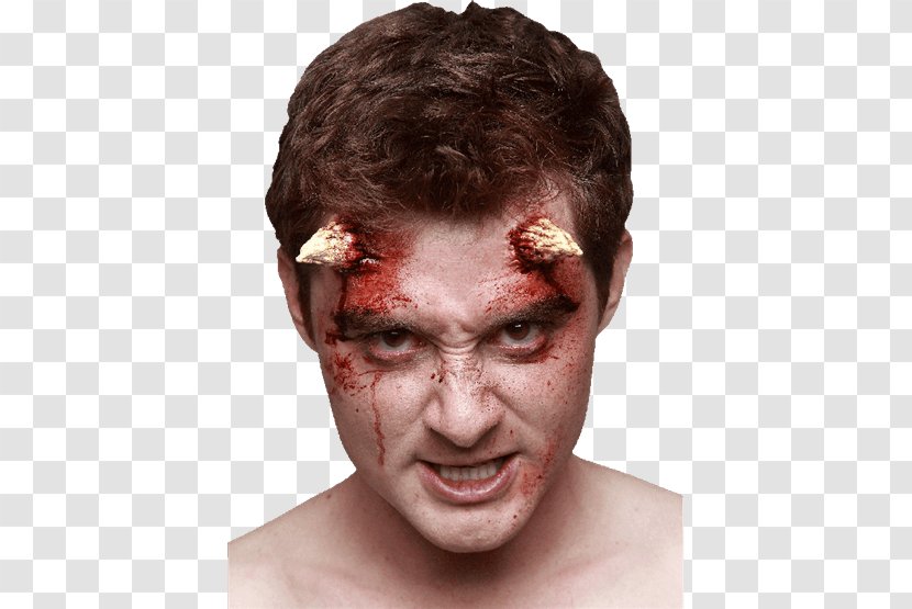 Devil Make-up Satan Latex Adult Transparent PNG